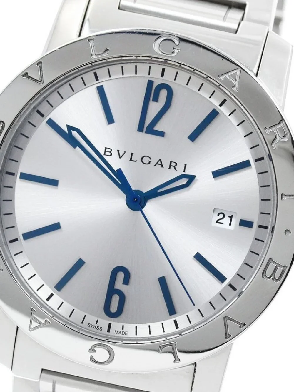BVLGARI BVLGARIBVLGARI BB39S Date Silver Dial Automatic Men's Watch_968304